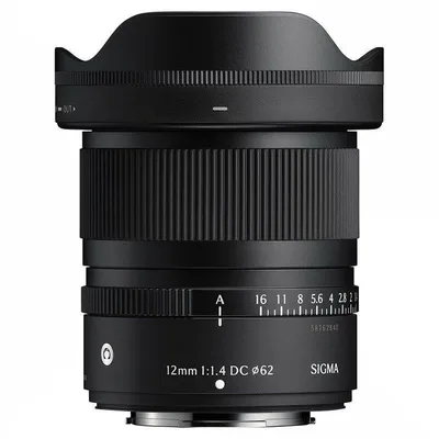 Objektiv Sigma 12mm F1.4 DC Contemporary Festbrennweite Fujifilm X Sonnenblende Schwarz