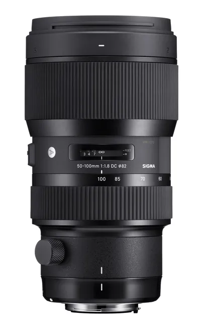 Sigma A 50-100 F1.8 DC HSM Nikon 21/15 Telezoomobjektiv 82 mm Schwarz