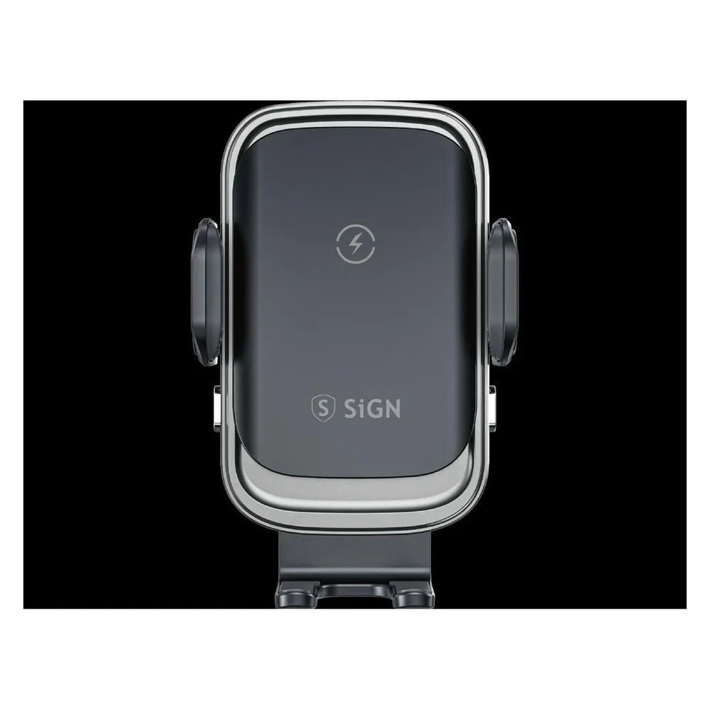 SIGN Car Mobile Holder with Wireless Charging