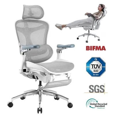 Bürostuhl Ergonomisch Sihoo Doro C300 Pro JT - 5D-Armlehnen, Selbstjustierender Lendenwirbelstütze