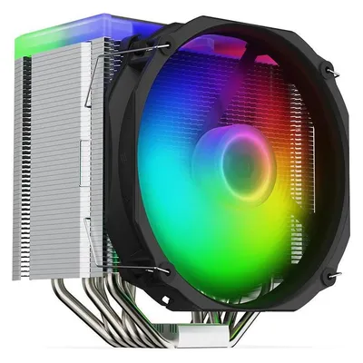 Kühlung Luft SilentiumPC Socket Intel und AMD 140mm Fortis 5 ARGB Direct Touch