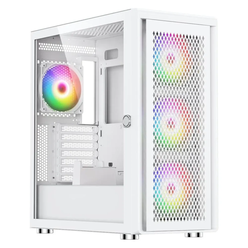 Gehäuse Silentware Air 100 Weiß Midi Tower Mesh RGB