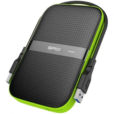 Festplatte Silicon Power Armor A60 2TB HDD 2.5 Zoll USB 3.2 Gen 1 Stoßfest IPX4