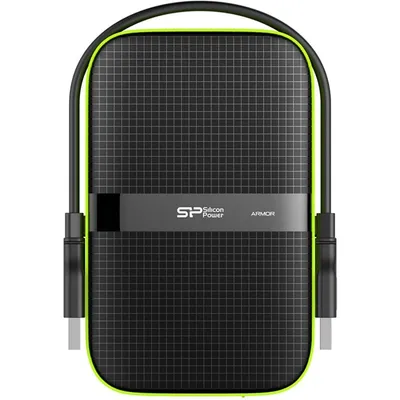Silicon Power Armor A60 Externe Festplatte 4 TB 2.5" Micro-USB B 3.2 Gen 1 (3.1 Gen 1) Schwarz, Grün