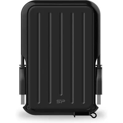 Silicon Power A66 Externe Festplatte (2,5 Zoll, 5 TB, USB 3.2, Schwarz)