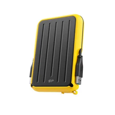 Disco Duro Silicon Power A66 5TB HDD USB 3.2 Gen 1 Rugged Negro Amarillo