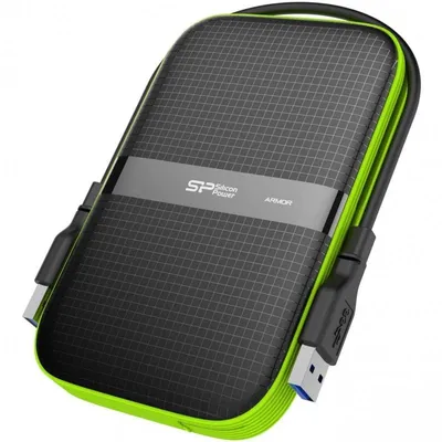 Silicon Power Armor A60 Externe Festplatte 5 TB 2.5" Micro-USB B 3.2 Gen 1 (3.1 Gen 1) Schwarz, Grün