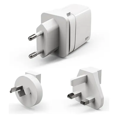 Silicon Power Silicon-Power Ladegerät Wall Charger QM16 USB/Typc Whi