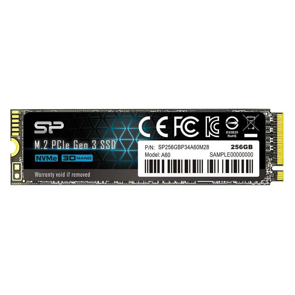 Silicon Power P34A60 256 GB M.2 PCI Express NVMe SLC
