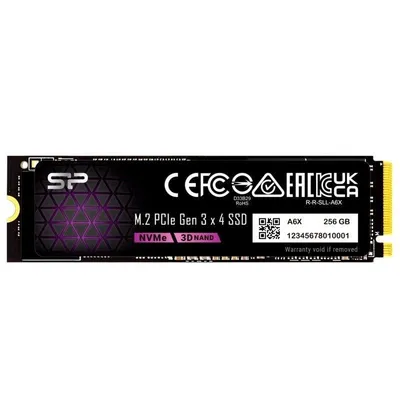 Festplatte Silicon Power P34a6x 256GB M.2 PCIe Gen3x4 NVMe 2200MB/s