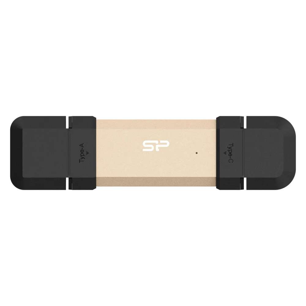 Silicon Power 500GB USB Stick USB Typ A+C 1050/850MB's gold
