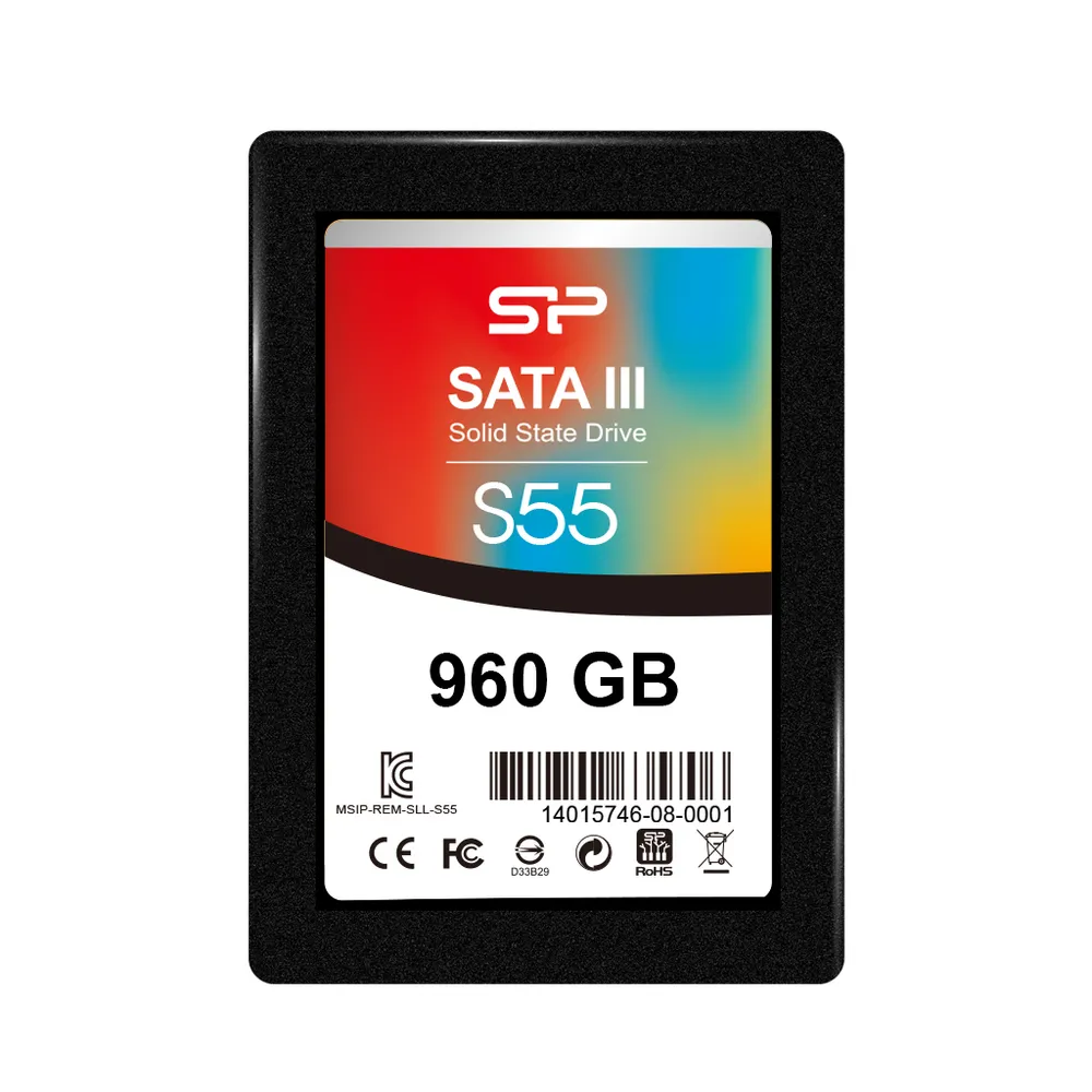 Silicon Power Slim S55 | sp960gbss3s55s25 | SSD - 960 GB