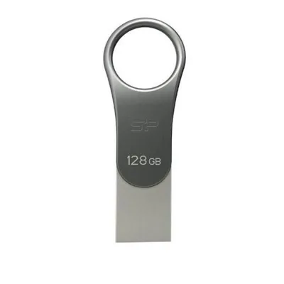 USB-Stick Silicon Power Mobile C80 128GB USB Type-A/Type-C 3.2 Gen1 Drehbar