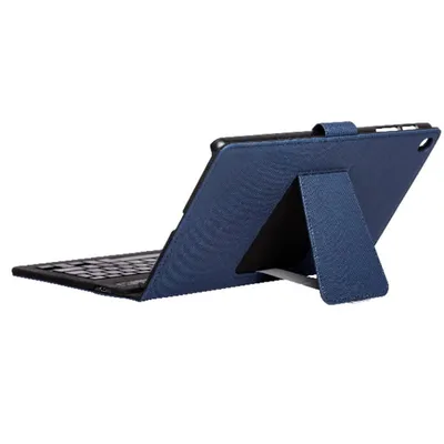 SilverHT Blaue Hülle mit Bluetooth-Tastatur für Samsung Tab A 2019 10,1 Zoll