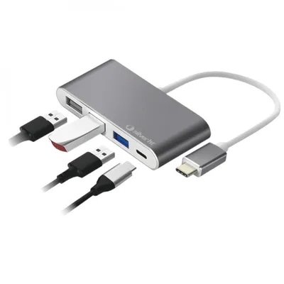 SilverHT 4-in-1 USB-C-Hub