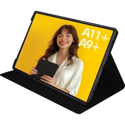 Tablet-Huelle SilverHT WAVE Grau fuer Samsung Tab A11+ / A9+ 11" Stand