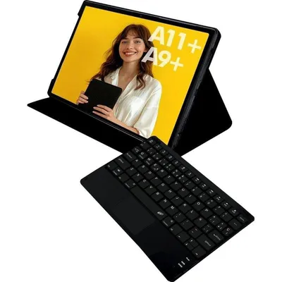 Tablet-Tastaturhuelle SilverHT WAVE TOUCH Samsung Tab A11+/A9+ 11" Schwarz