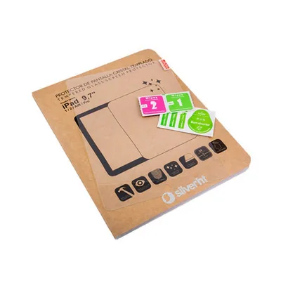 SilverHT Displayschutzfolie aus gehärtetem Glas für Apple iPad Air 1/2