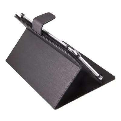 SilverHT Schwarze universelle drehbare Hülle für 9-10,1-Zoll-Tablets