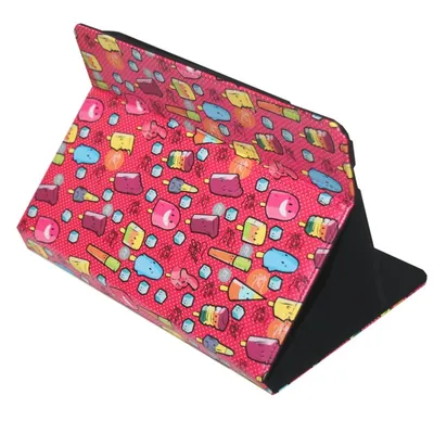 SilverHT Cool Ice Pop Red Printed Universal Case für Tablets von 9" bis 11"