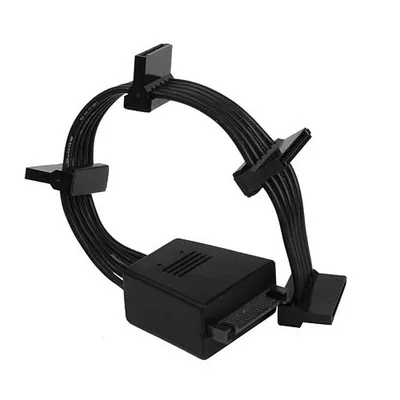 Silverstone CP06-E4 SATA-Kabel 0,19 m Schwarz