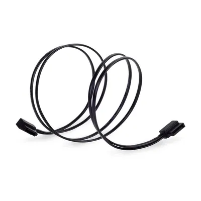 Silverstone CP11 SATA-Kabel 0,5 m Schwarz