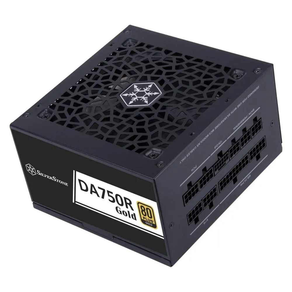 Silverstone SST-DA750R-GMA - 80 PLUS Gold 750W ATX 3.0 & PCIe 5.0 Fully Modular Power Supply
