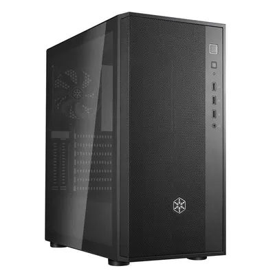 PC-Gehäuse SilverStone FARA R1 SST-FAR1B-G-V2 ATX Glasfenster Schwarz
