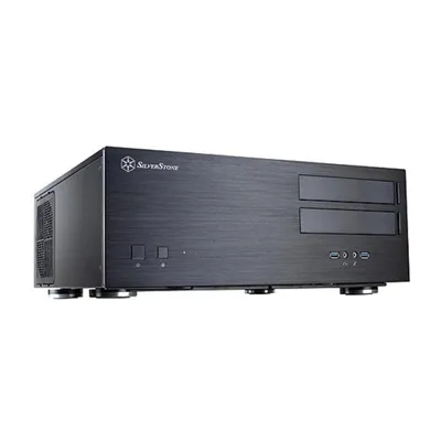 PC-Gehäuse Silverstone Grandia GD08 HTPC Schwarz ATX/EATX