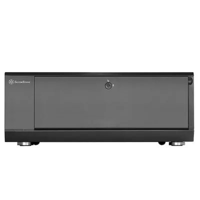 PC-Gehäuse SilverStone GD10 HTPC Schwarz ATX