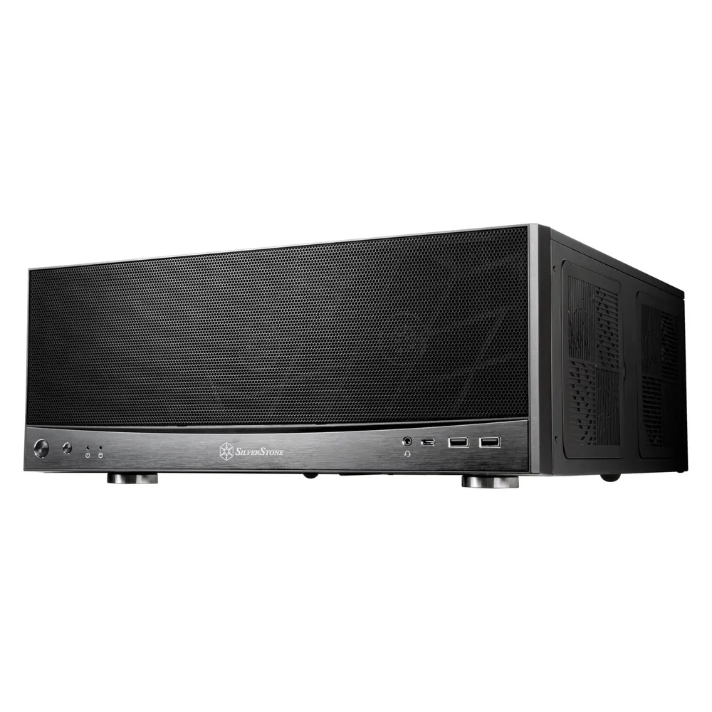 HTPC-Gehäuse Silverstone GD11 Weiß ATX micro ATX Mini-ITX