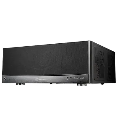 HTPC-Gehäuse Silverstone GD11 Weiß ATX micro ATX Mini-ITX