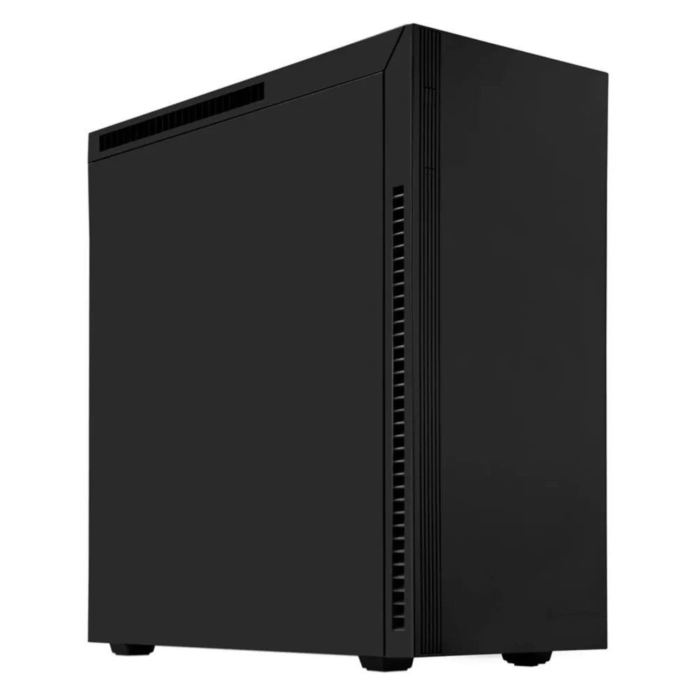 Silverstone SST-KL07B-E - Kublai Midi Tower ATX Silent Computer Case, black