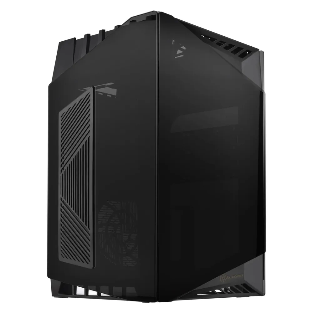 Silverstone LD03-AF Hartglas USB 3.0 Schwarz