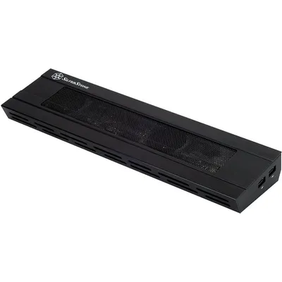Silverstone NB02B Laptop-Kühlsockel, Schwarz