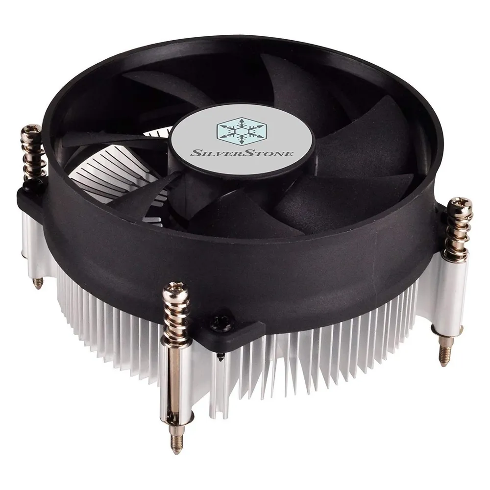 Kühlung Luft SilverStone Socket 1150/1151/1155/1156/1200 92mm NT09-115X Aluminium Schwarz