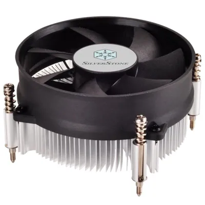Kühlung Luft SilverStone Socket 1150/1151/1155/1156/1200 92mm NT09-115X Aluminium Schwarz