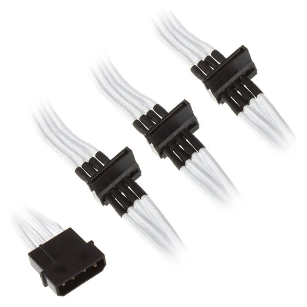 Silverstone 0.3m, Molex 4p/4xSATA 0,3 m