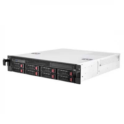 SilverStone RM21-308 2U Rackmount-Servergehäuse 8x SAS/SATA