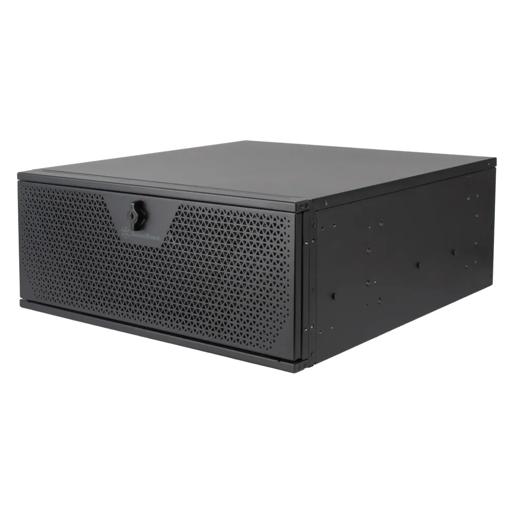Server SilverStone SST-RM44 Rack 4U Schwarz USB-C Flüssigkeitskühlung