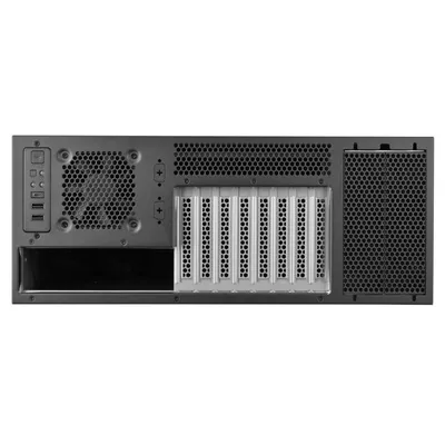 Server-Gehäuse Rack SilverStone RM46-502-I 4U Schwarz ATX