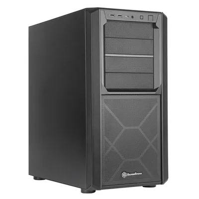 PC-Gehäuse SilverStone SETA D1 Mittelturm Schwarz ATX