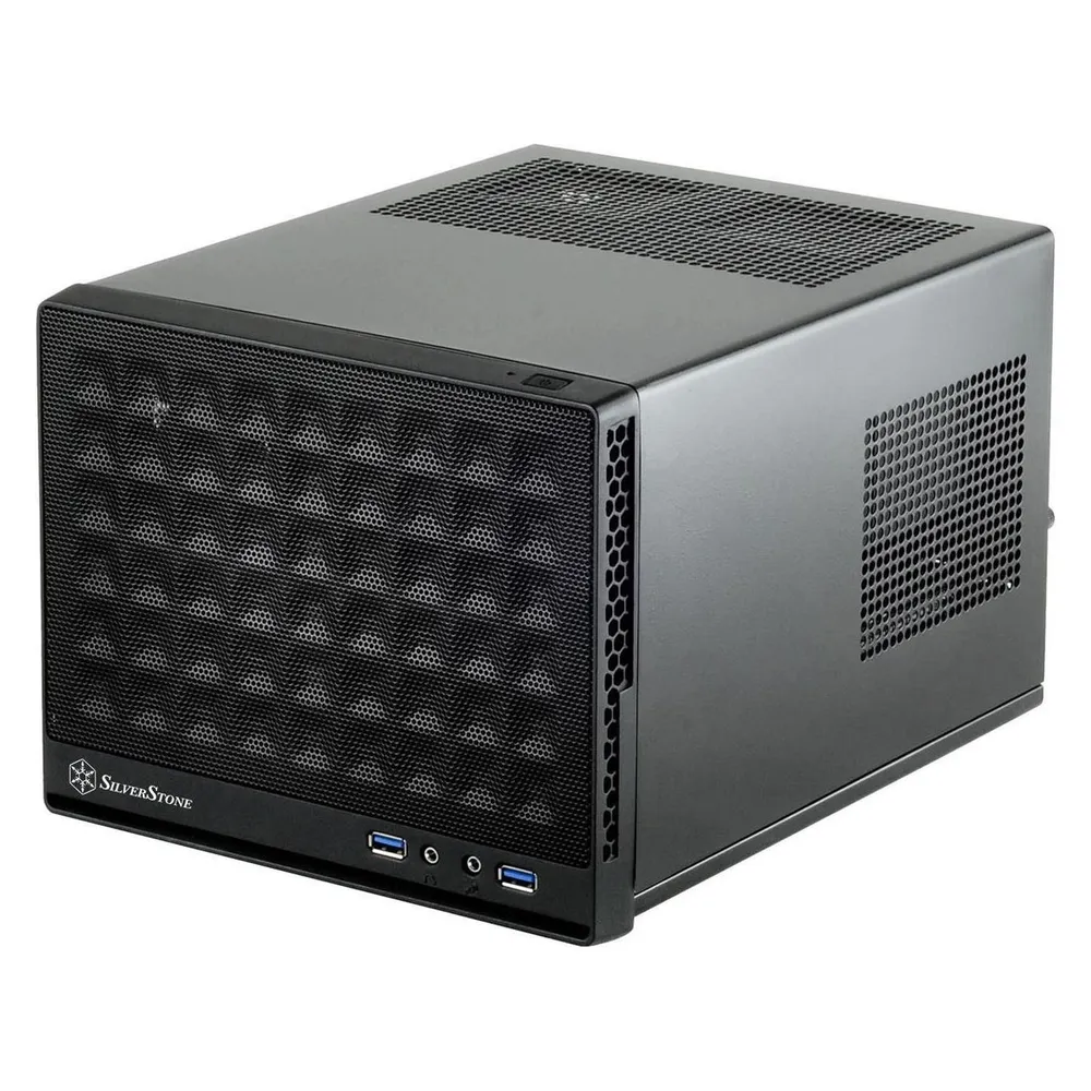 PC-Gehäuse SilverStone SG13 Mini Tower Schwarz Mini-ITX