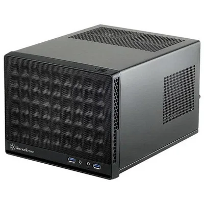 PC-Gehäuse SilverStone SG13 Mini Tower Schwarz Mini-ITX