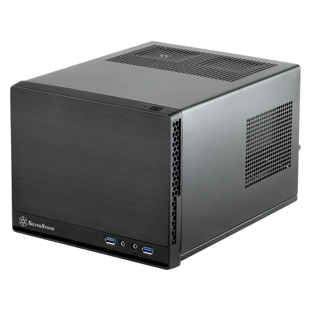 Tower SilverStone SG13B-Q Mini ITX Schwarz Kompakt Ohne Netzteil