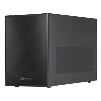 PC Gehäuse SilverStone SST-SG17B Micro-ATX Mini-ITX Cube Schwarz Aluminium
