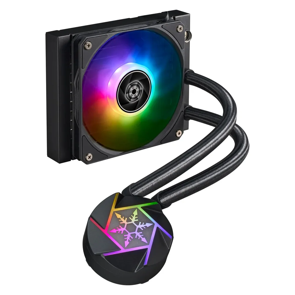 Flüssigkeitskühlung SilverStone VIDA 120 Slim 120mm 1 Lüfter LED RGB