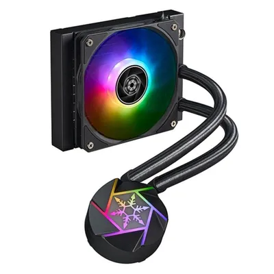 Flüssigkeitskühlung SilverStone VIDA 120 Slim 120mm 1 Lüfter LED RGB