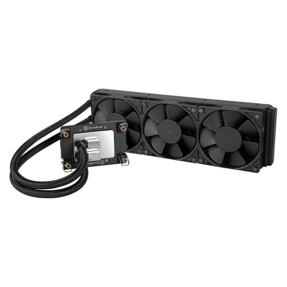 Flüssigkeitskühlung SilverStone SST-XE360-4677 360mm 3 Lüfter Schwarz