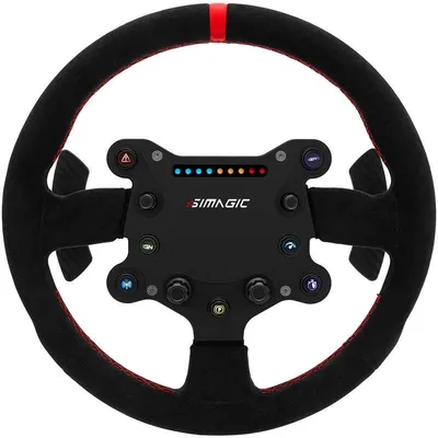 Rennlenkrad Simagic GTS Alcantara 300 mm RGB-Buttons Drehencoder Joysticks PC